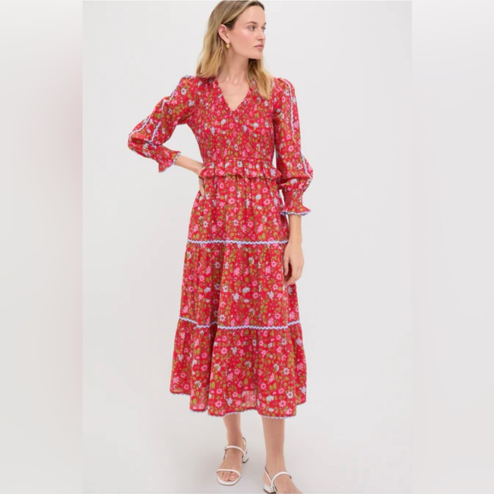 Pink City Prints Poppy Meadow Mia Dress